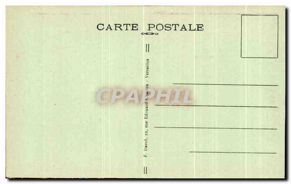 CPA Abbaye de Port Royal des Champs Avant Coeur et Porte des Sacrementes — Verso