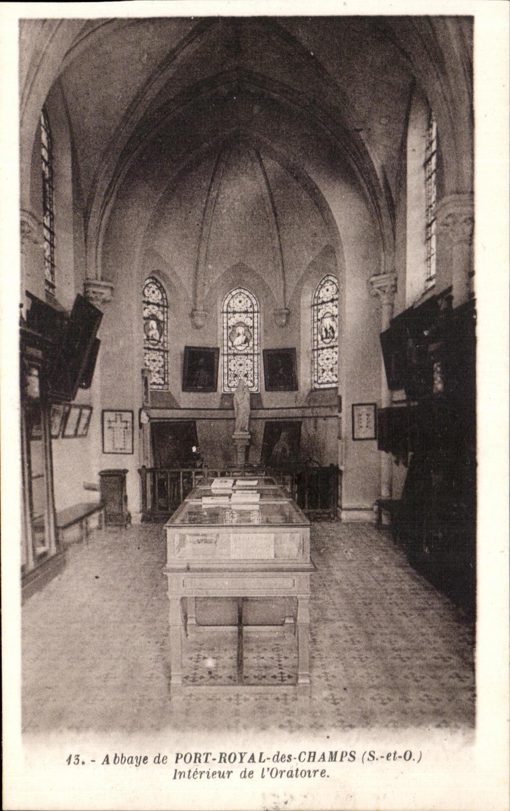 CPA Abbaye de Port Royal des Champs Interieur de l'oratoire