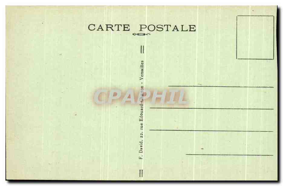 CPA Abbaye de Port Royal des Champs Emplacement de l'Ancien cimetiere au Centre du Cloitre — Verso