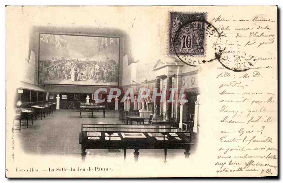 CPA Versailles La Salle du Jeu de Paunne