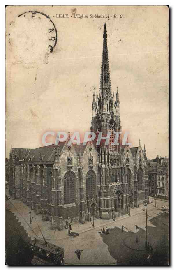 CPA Lille L'Eglise St Mauirce