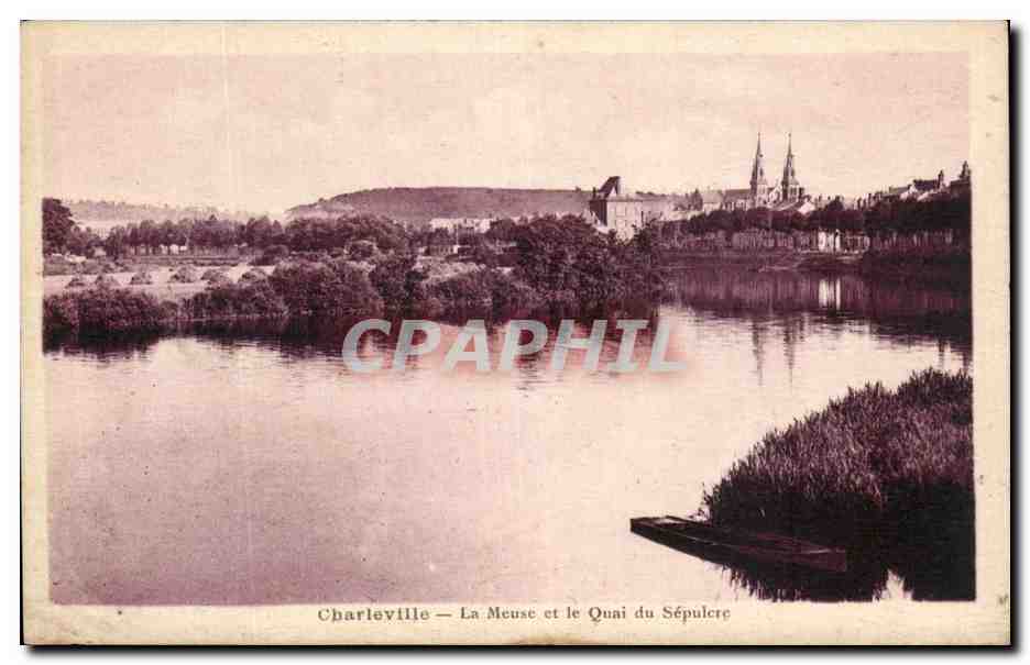CPA Charleville La Meuse Et Le Quai Du Sepulcre