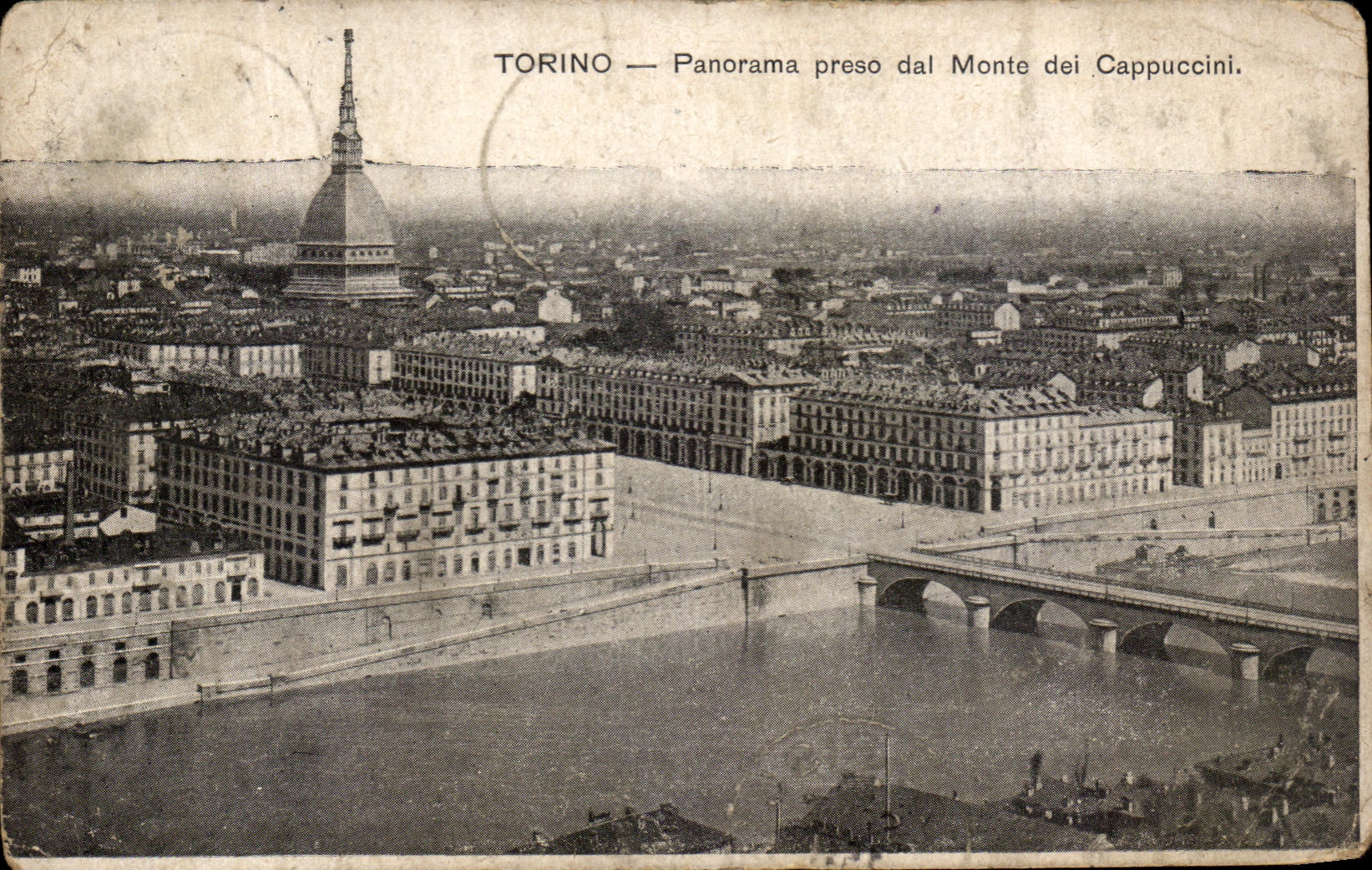CPA Torino Panorama Preso Dal Monte Dei Cappuccini