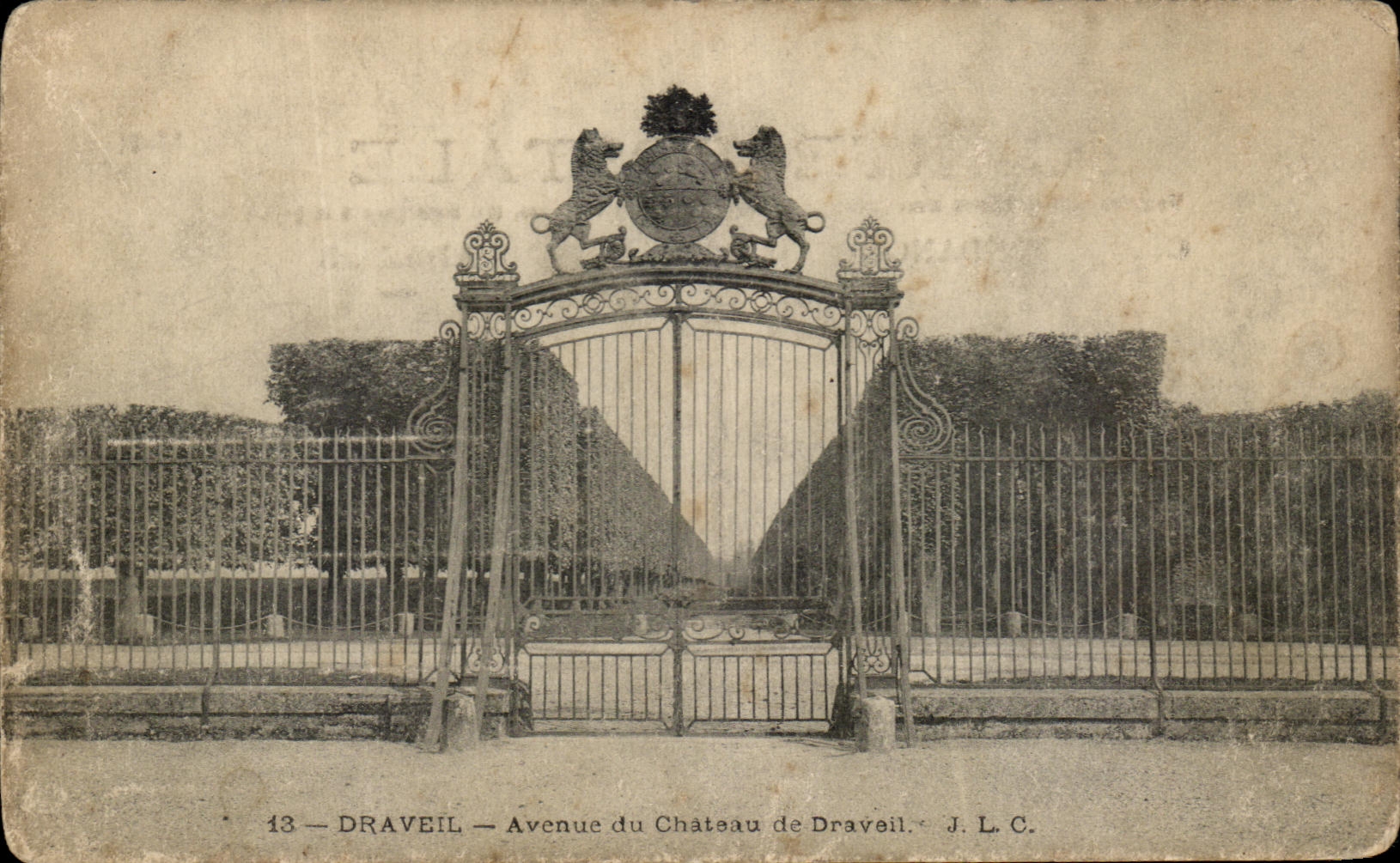 CPA Draveil Avenue Du Chateau De Draveil
