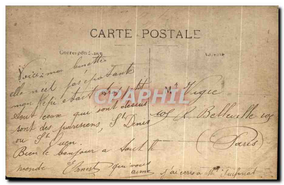 CARTE PHOTO Militaria (n° col 133) — Rückseite