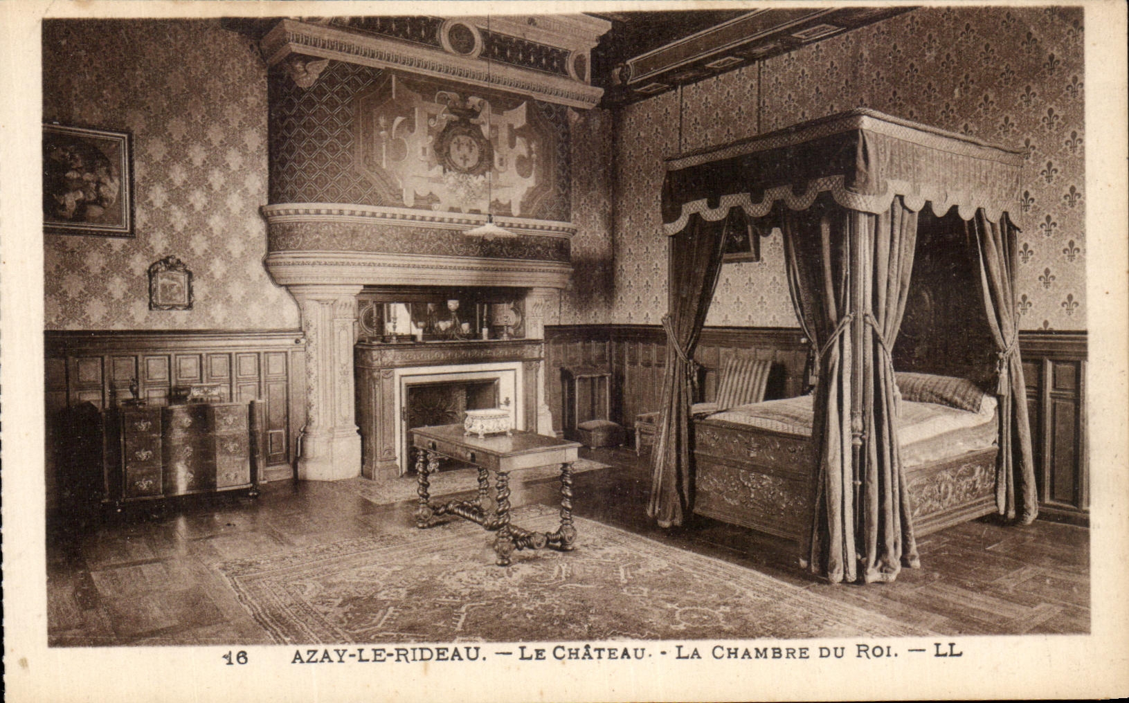CPA Azay Le Rideau Le Chateau Du Roi