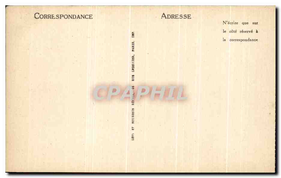 CPA Blois Le Chatau Facade Francois 1er — Rückseite