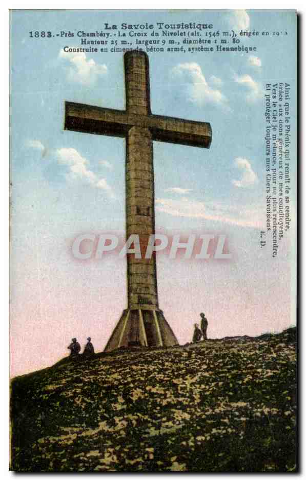 CPA La Savoie Touristique Pres Chambery La Croix du Nivolet