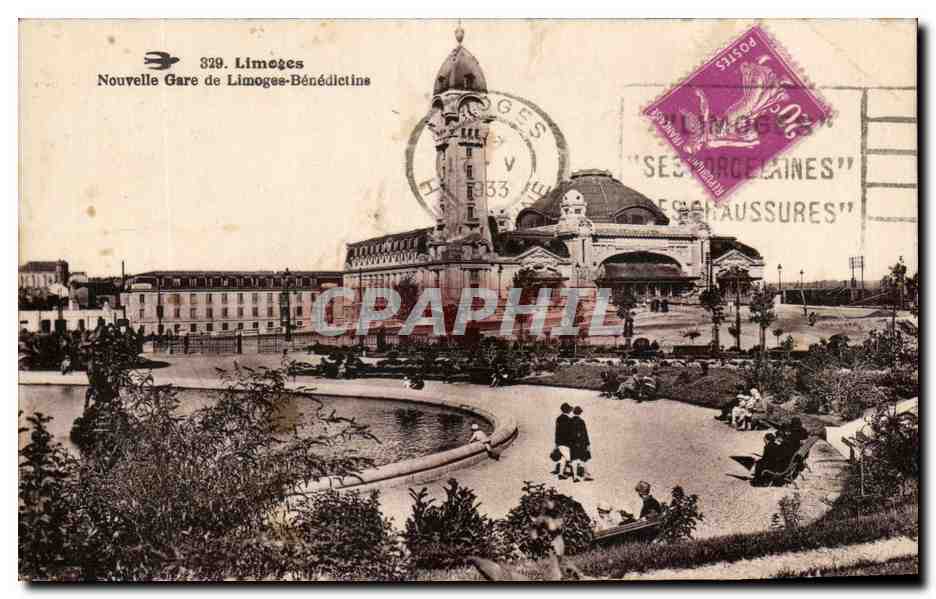 CPA Limoges Nouvelle Gare de Limoges Benedictine