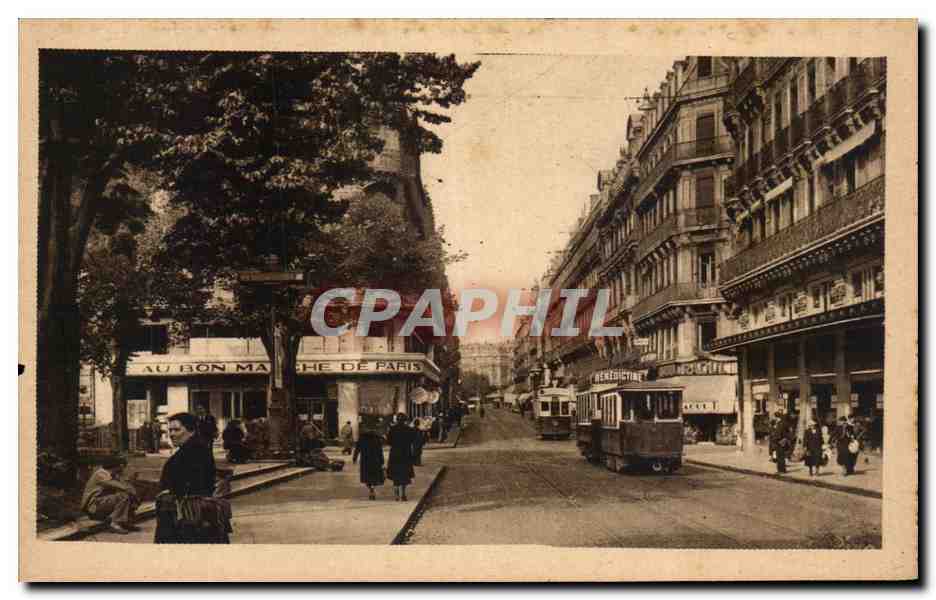 CPA Toulouse Rue Alsace Au Bon Marche de Paris 