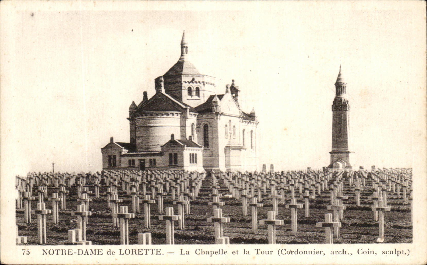 CPA Notre Dame De Lorette La Chapelle Et La Tour