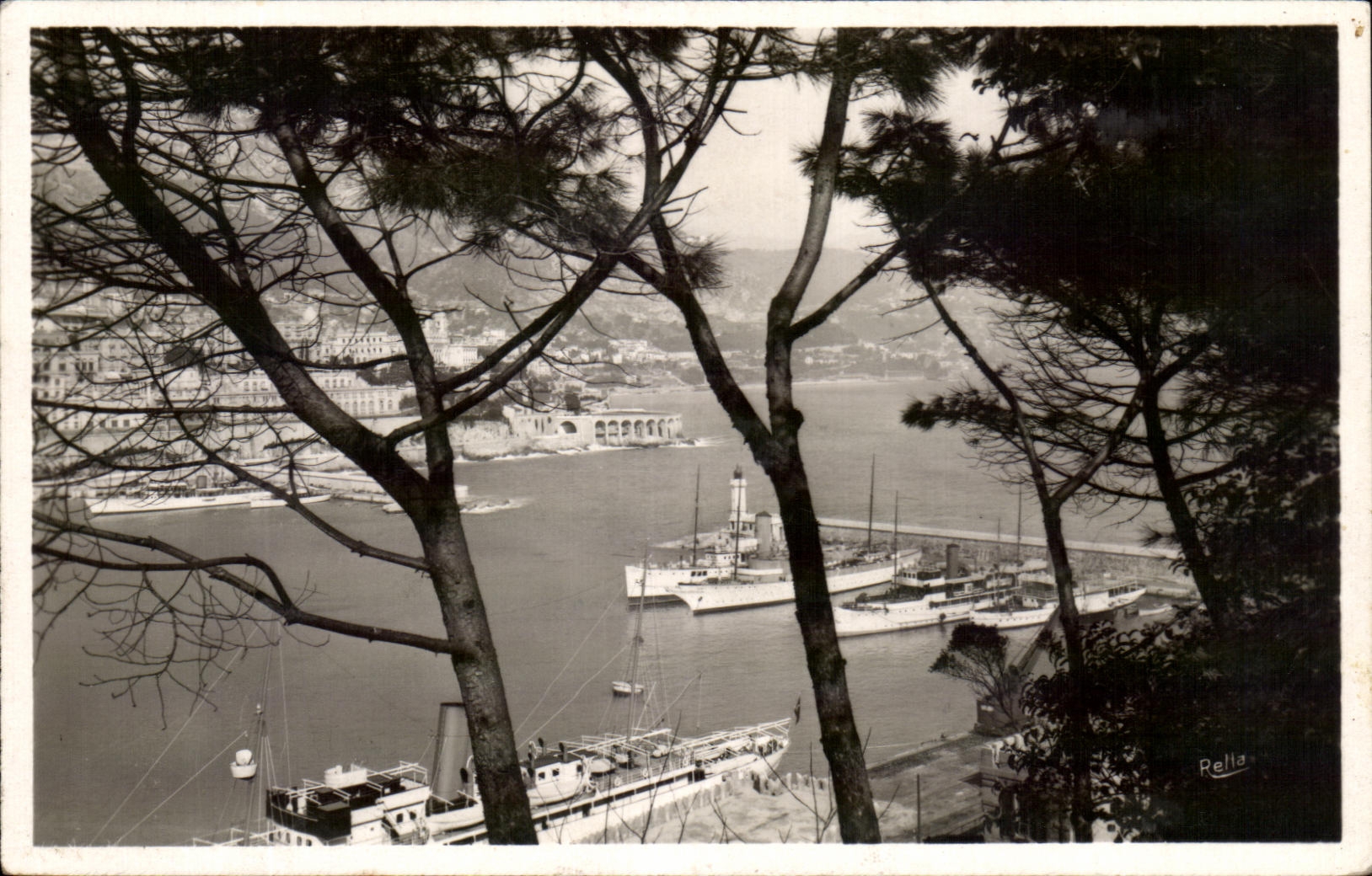 CPA Monte Carlo Et Le Port Vue De Monaco Bateaux