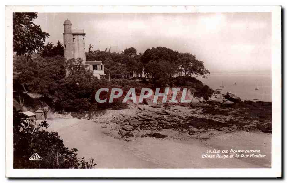 Île de Noirmoutier — L'Anse Rouge et la Tour Plantier — Éditeur E.A.P. n°14