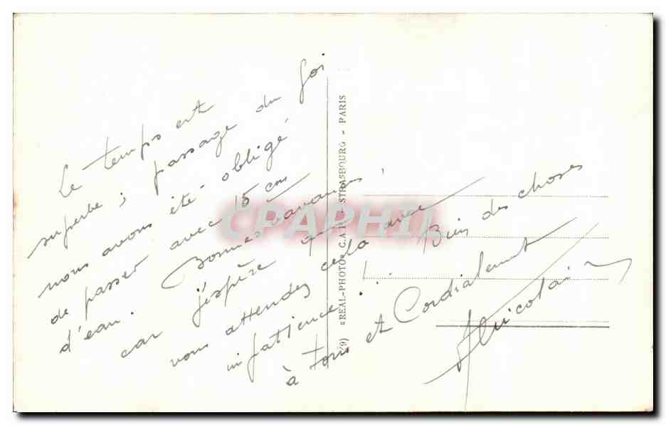 Île de Noirmoutier — L'Anse Rouge et la Tour Plantier — Éditeur E.A.P. n°14 — Verso