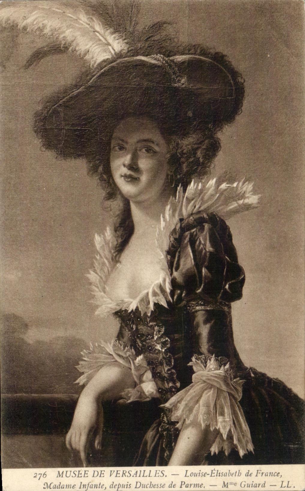 Madame Infante, depuis Duchesse de Parme — Louise-Élisabeth de France — Musée de Versailles — Mme Guiard — LL — n° 276