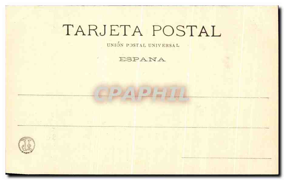 CPA Museo Del Pardo La cena en la noche de Reyes Teniers — Verso