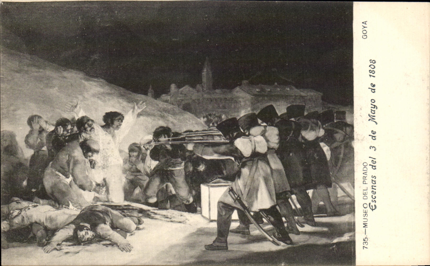 CPA Museo Del Pardo Escenas del de Mayo de 1808
