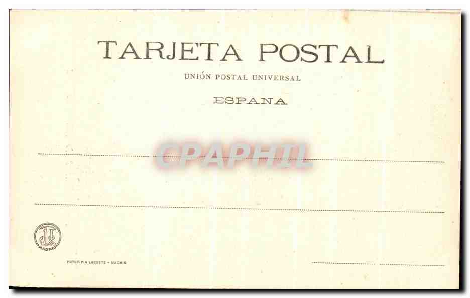 CPA Museo Del Pardo Escenas del de Mayo de 1808 — Verso