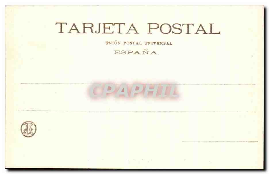 CPA La Adoracion de los Santo Reyes — Verso