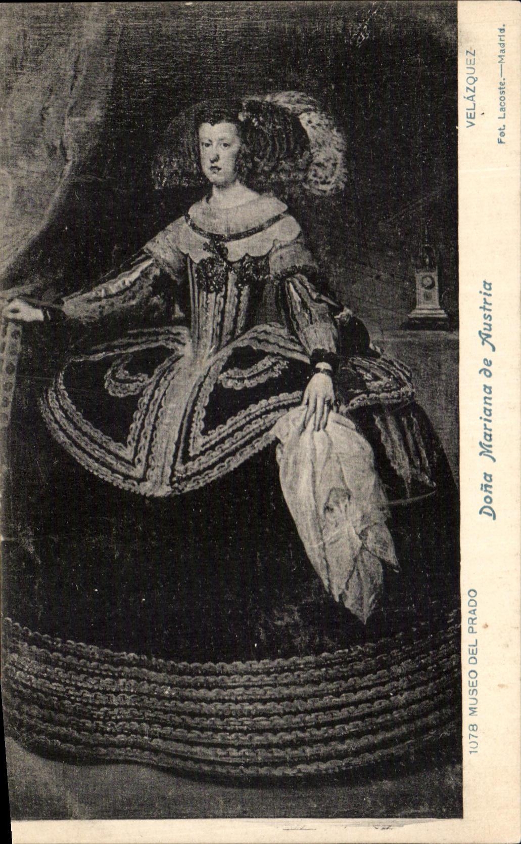 CPA Museo del Prado Dona Mariana de Austria Velazquez
