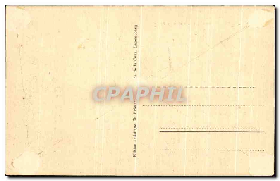 CPA Luxembourg Pfaffenthal Rham Et Ville Haute — Verso