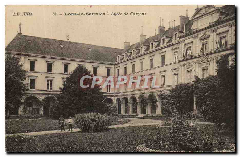 Lons-le-Saunier — Lycée de Garçons — éditeur Le Jura, n°34