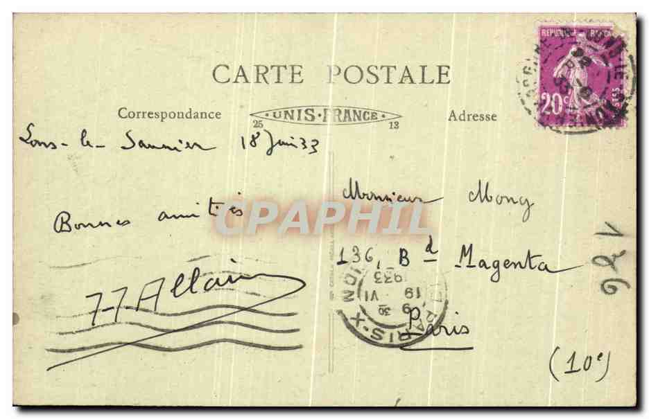 Lons-le-Saunier — Lycée de Garçons — éditeur Le Jura, n°34 — Reverso