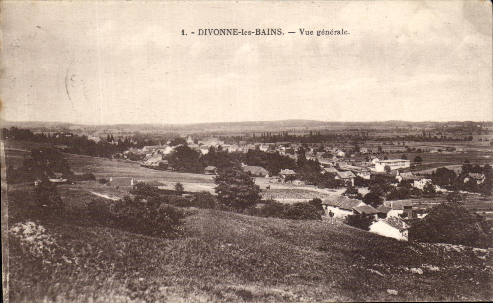 CPA Divonne Les Bains Vue Generale