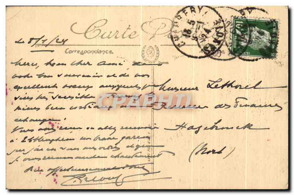 CPA Chambery Vue Generale Et Le Nivolet — Verso