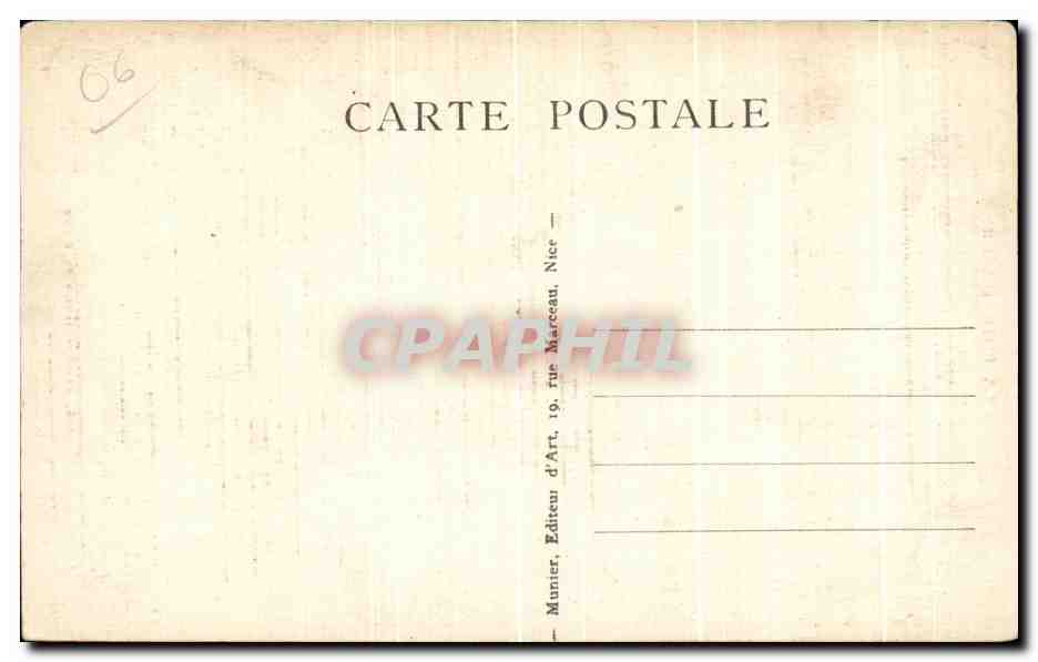 CPA Nice Une Vieille rue Enfants — Rückseite