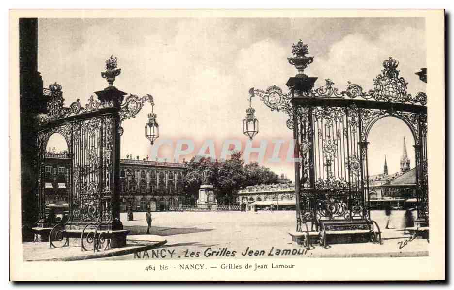 CPA Nancy Les Grilles Jean Lamour 