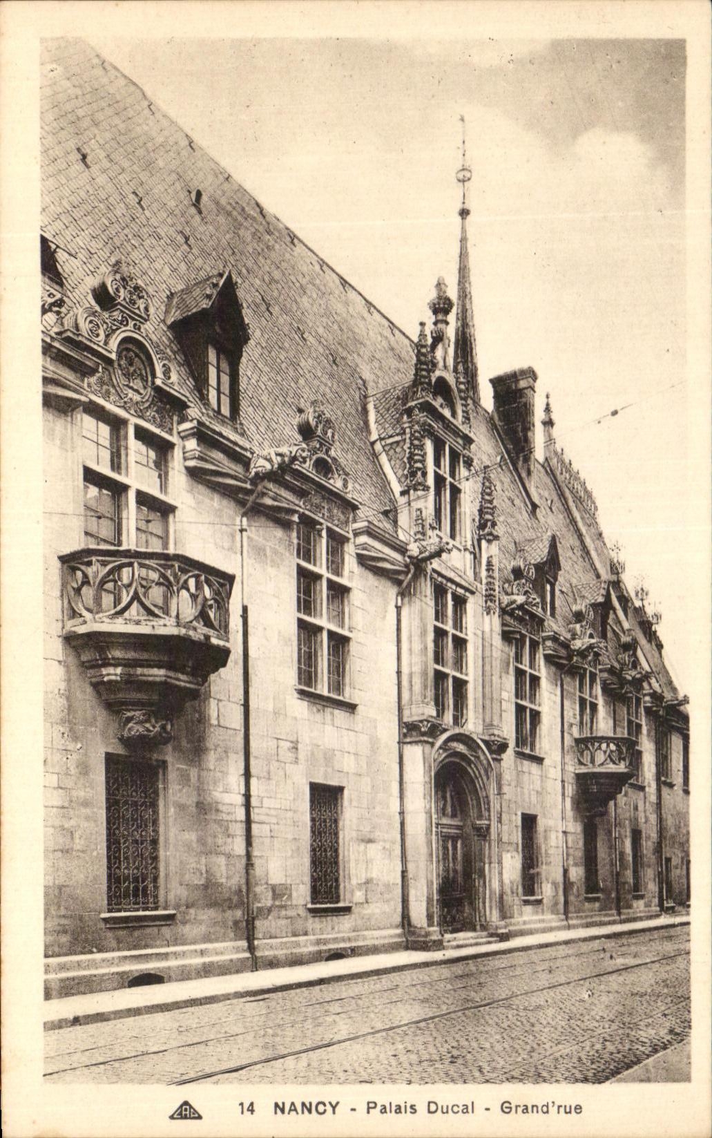 CPA Nancy Palais Ducal Grand'rue