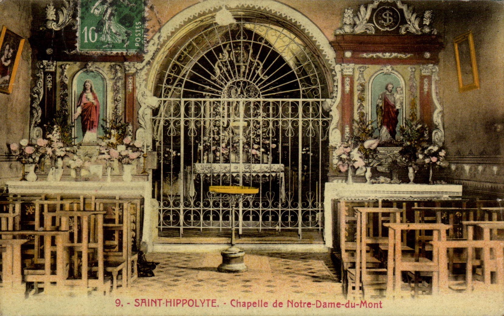 CPA Saint Hippolyte Chapelle de Notre Dame Du Mont