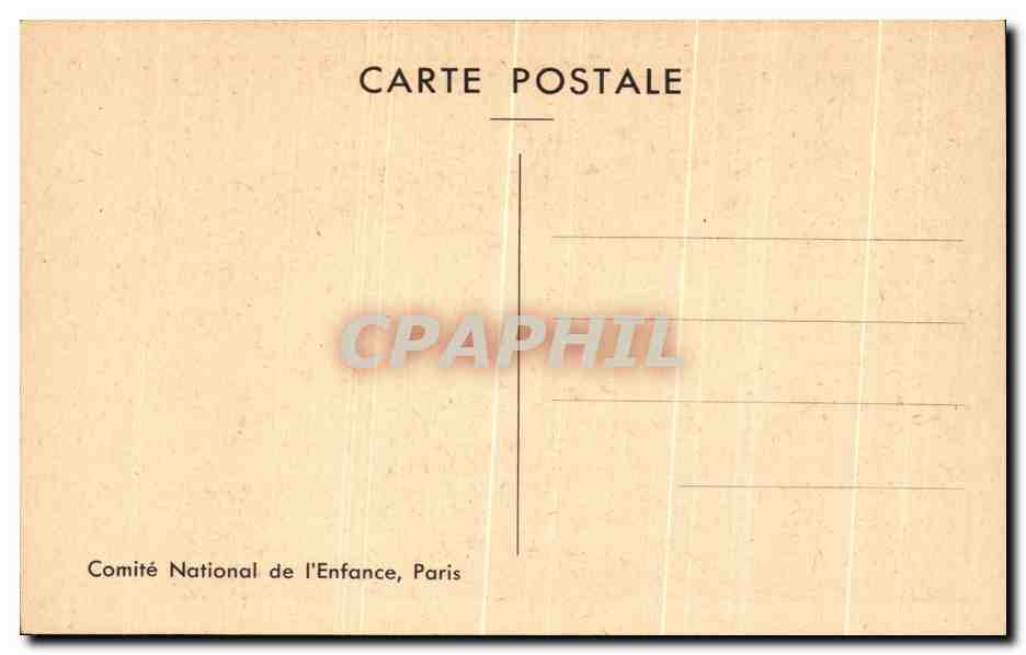 CPA Le Nain Portrait d'Enfant — Verso