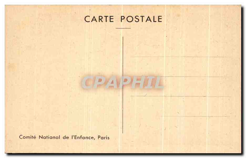 CPA Van Dyck Tete d'Enfant — Verso