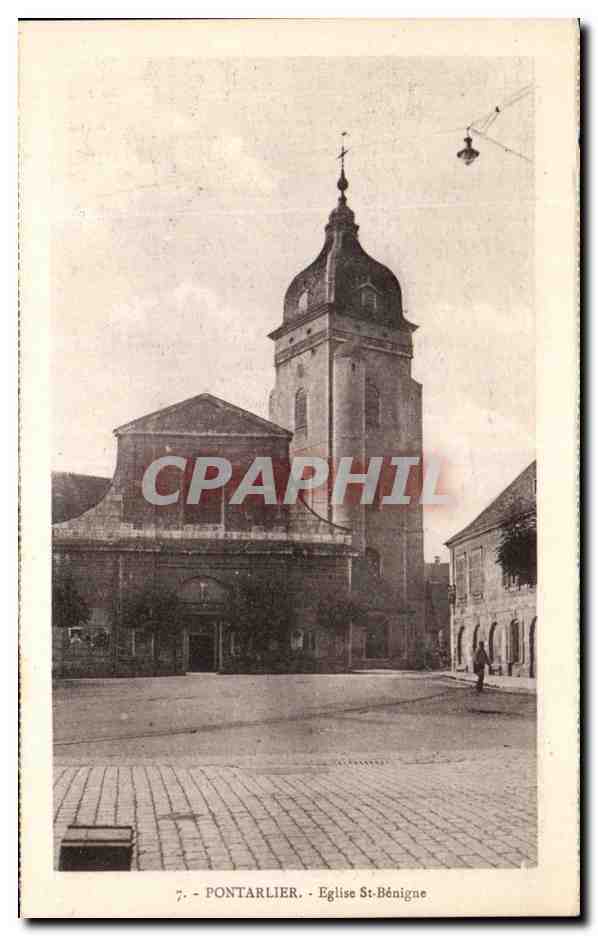 CPA Pontarlier Eglise St Benigne
