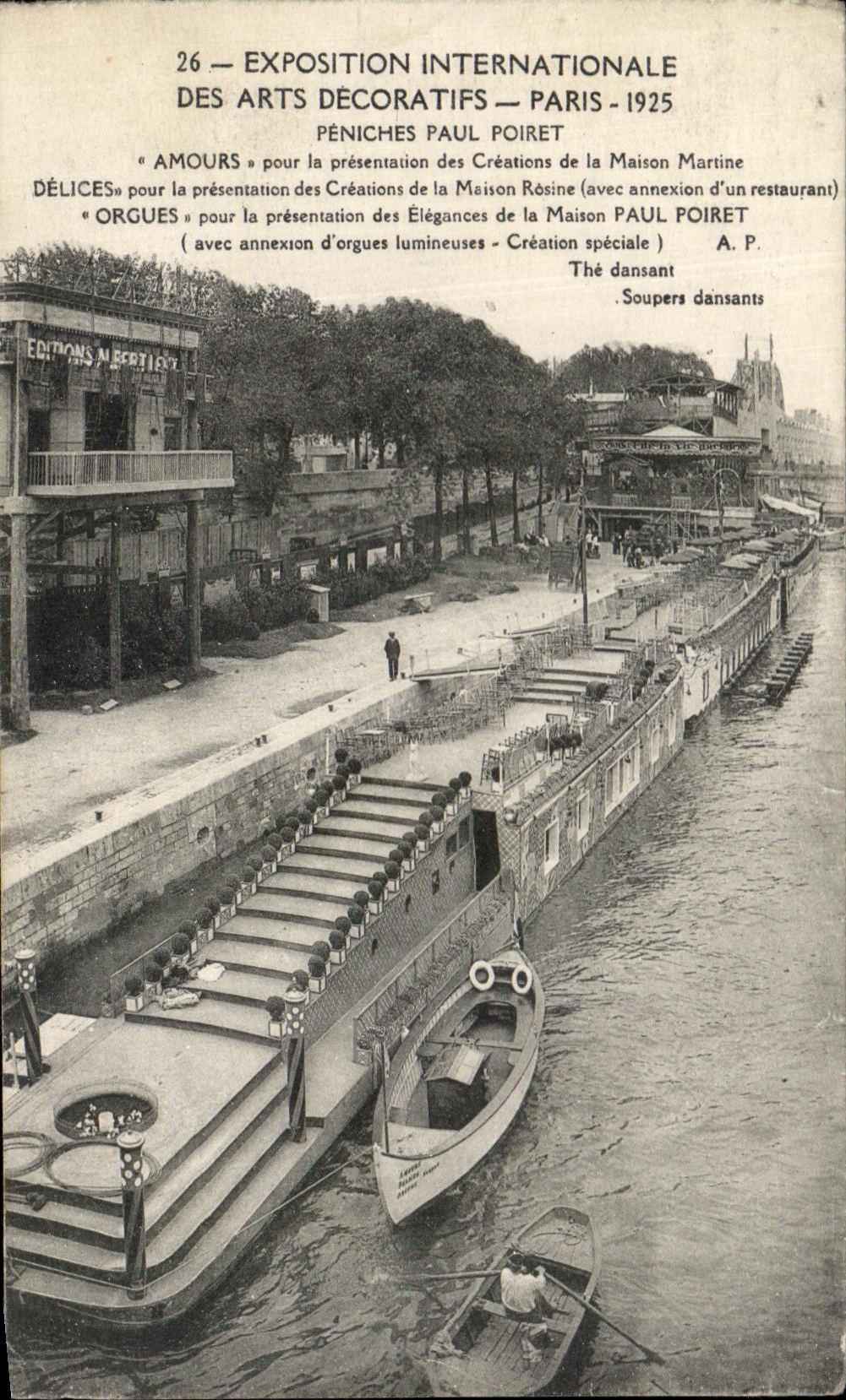 CPA Exposition Internationale Des Arts Decoratifs Paris 1925 Peniches Paul Poiret 