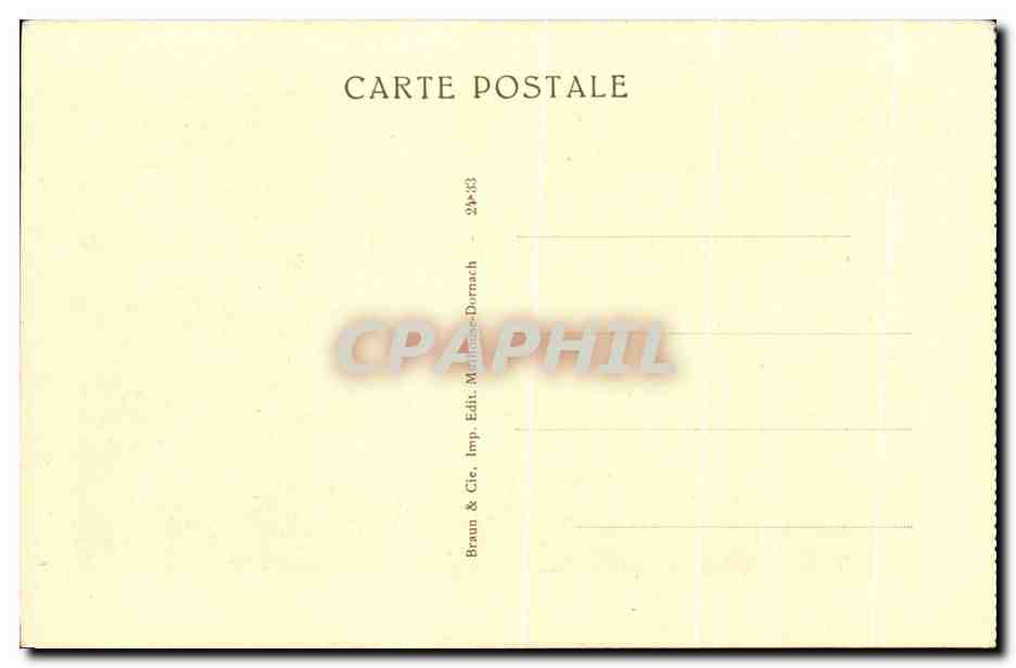 CPA Musee De Colmar Le Concert Des Anges — Rückseite
