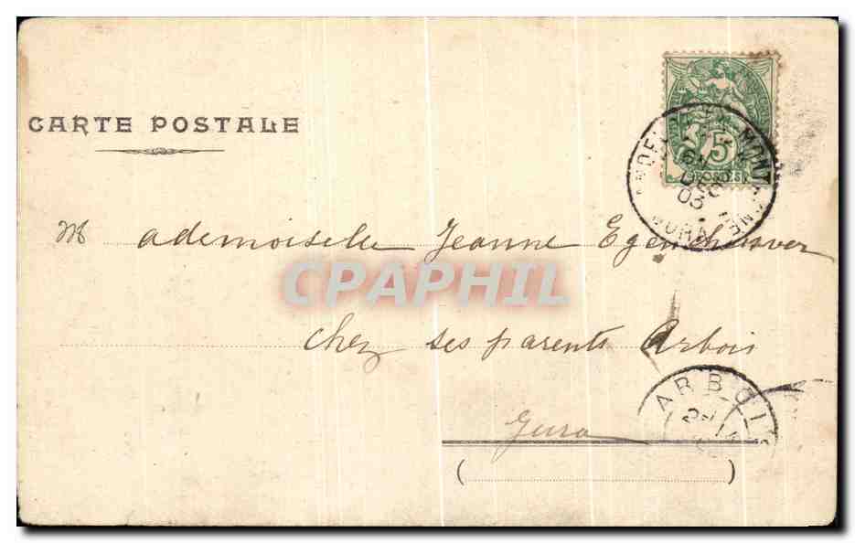 CPA Fantaisie Femme Arts Decoratifs — Rückseite