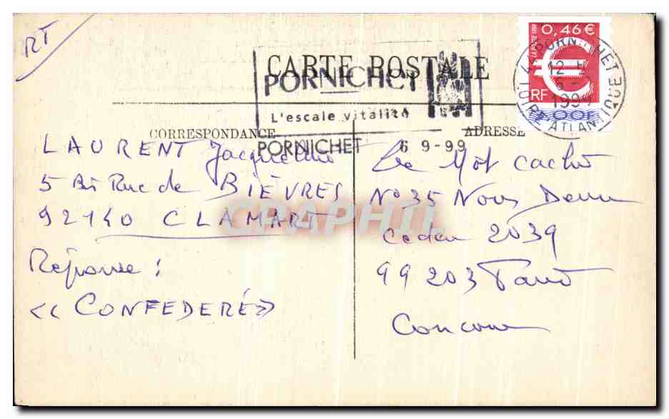 CPA Chalons Sur Marne Ancienne Chapelle de Vinetz — Verso