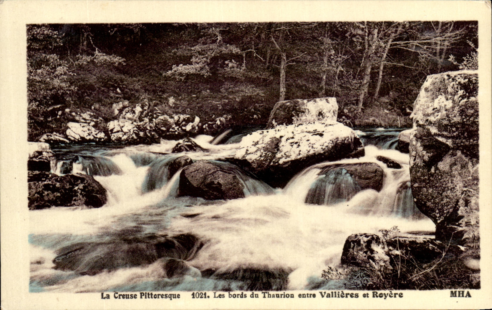 La Creuse Pittoresque — Les bords du Thaurion entre Vallières et Royère — MHA 4021