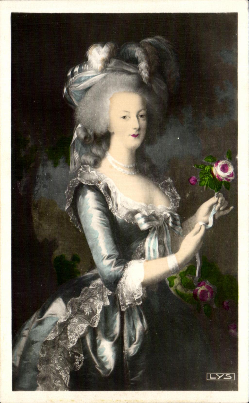 CPA Musee de Versailles Marie Antoinette a la Rose Mme Vigee Lebrun
