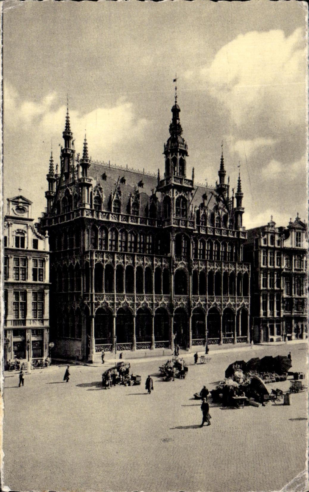CPA Burxelles Grand Place maison du Roi 