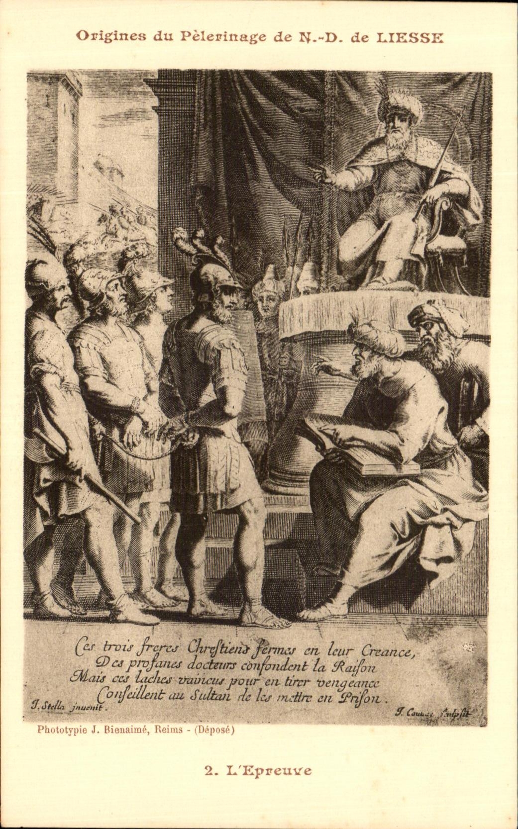 CPA Origines du Pelerinage de Liesse L'epreuve