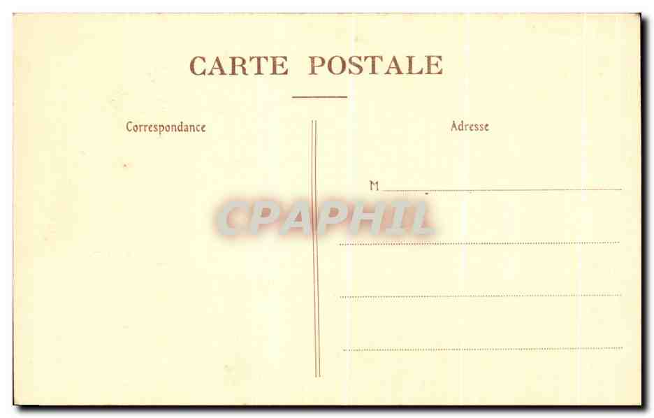 CPA Sacristie De de ND de liesse — Rückseite