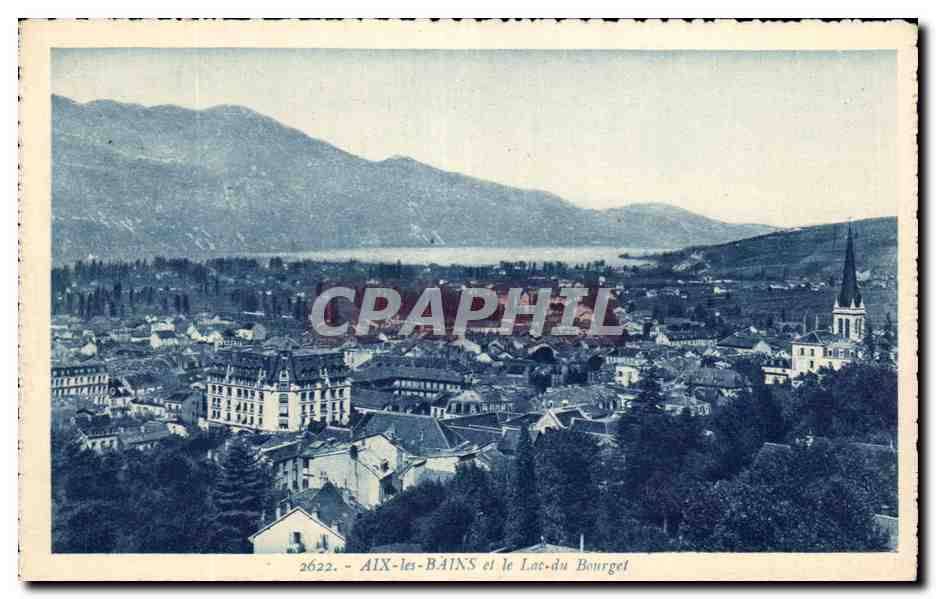 CPA Aix Les Bains et le Lac du Bourget