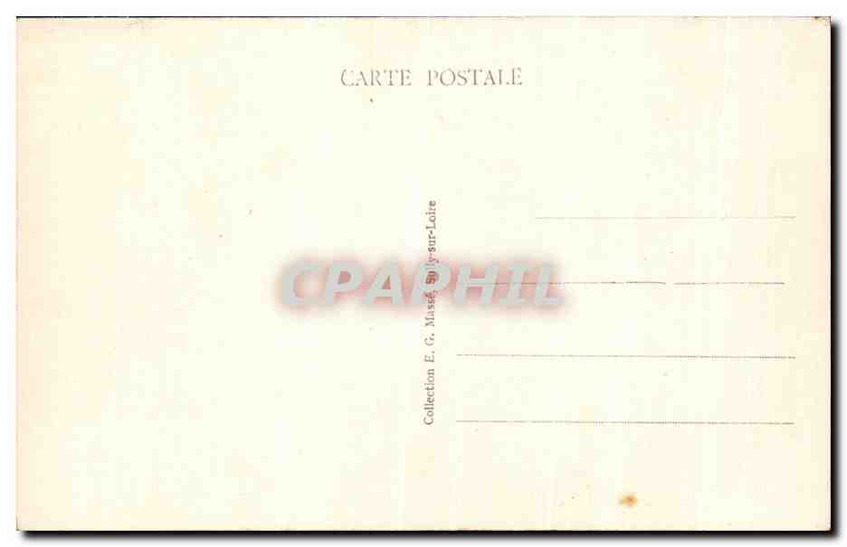 CPA Sully Sur Loire Chateau feodal La Facade — Rückseite