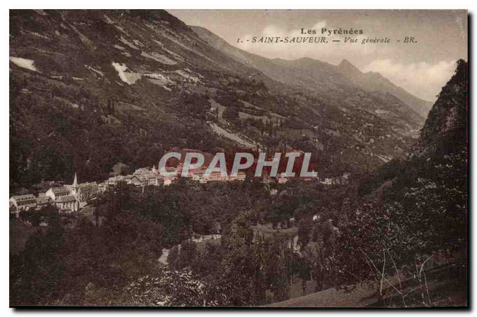 CPA Les Pyrenees Saint Sauveur Vue Generale
