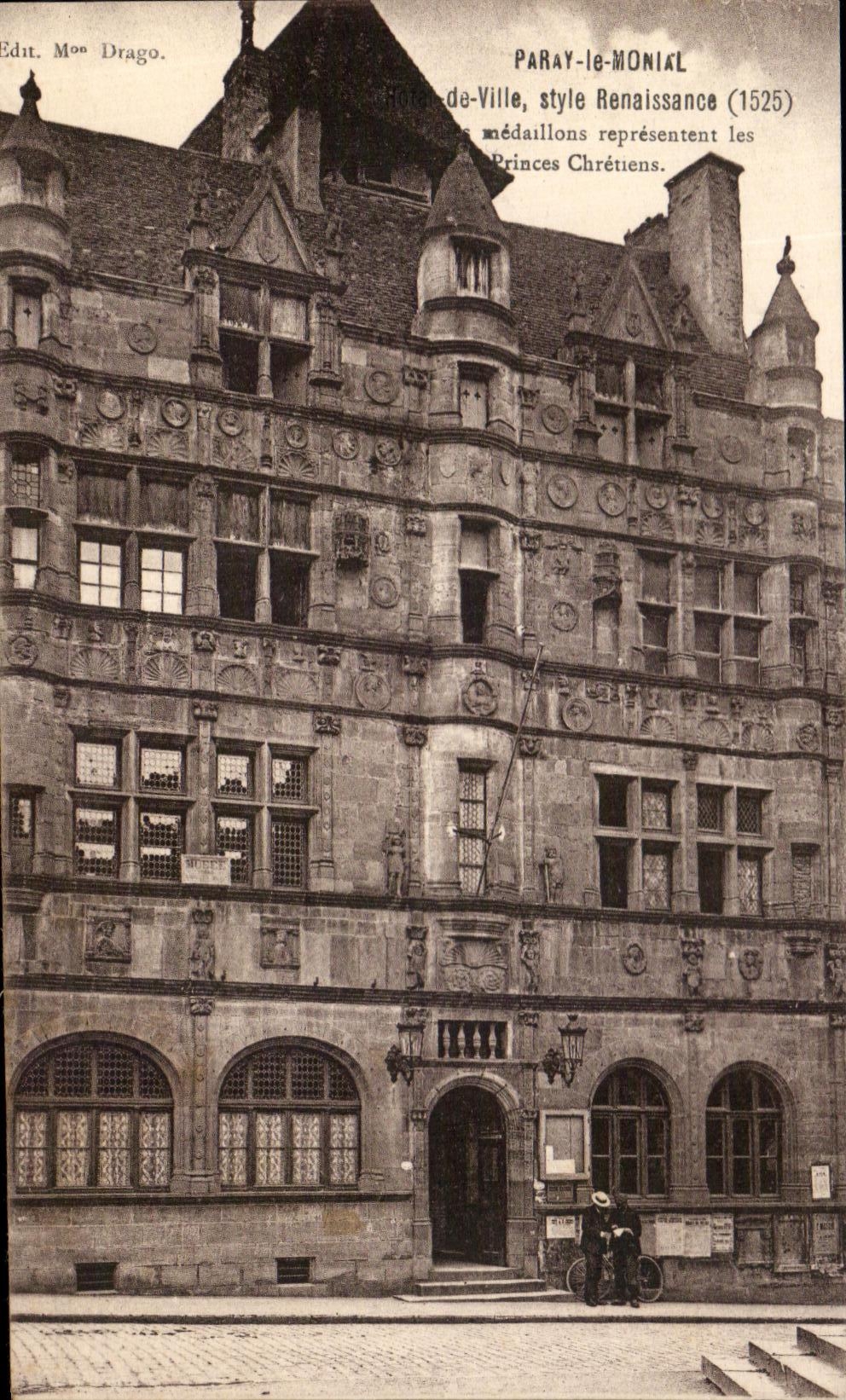 Hôtel-de-Ville de Paray-le-Monial — style Renaissance (1525) — Edit. Mon Drago