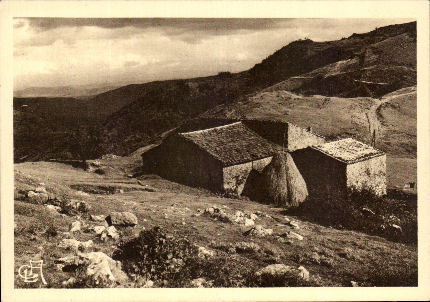 Col de l'Escrinet — Excursions autour de Vals-les-Bains — Édition G.-L. Arlaud, Lyon